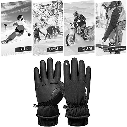 Luvas, Romacci Luvas de inverno quente Luvas de neve para homens e mulheres