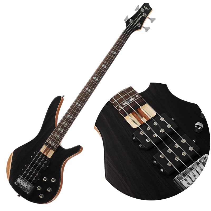 Amazon.com: Bullfighter 4-String Electric Bass Guitar