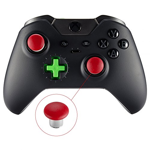 eXtremeRate-4-in-1-Analogici-Levette-Analogiche-Thumbstick-Joysticks-Magnetici-Metallico-Ricambio-per-Xbox-One-StandardEliteSX-per-PS4SlimPro-Controller-con-Cacciavite-T8H-a-CroceRosso