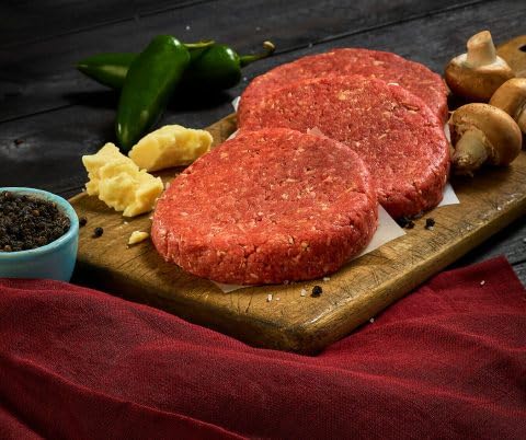 AuthentiCity USA Kobe Beef Burgers 4/oz per patty (12 Patties