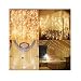 Decute Curtain Lights, 9.8 X 9.8ft 306 LED UL Listed Christmas Decoration Fairy Light for Wedding, Bedroom, Bed Canopy, Garden, Patio, Outdoor Indoor, Warm