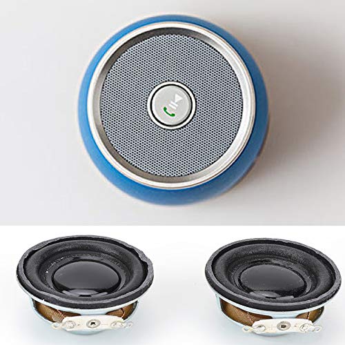2 pezzi 3W 4Ω Altoparlante Stereo 4 cm per Mini Amplificatore, Altoparlanti Rotondi con Casing Metallico, Speaker Interno a Magnete per Audio Fai da Te