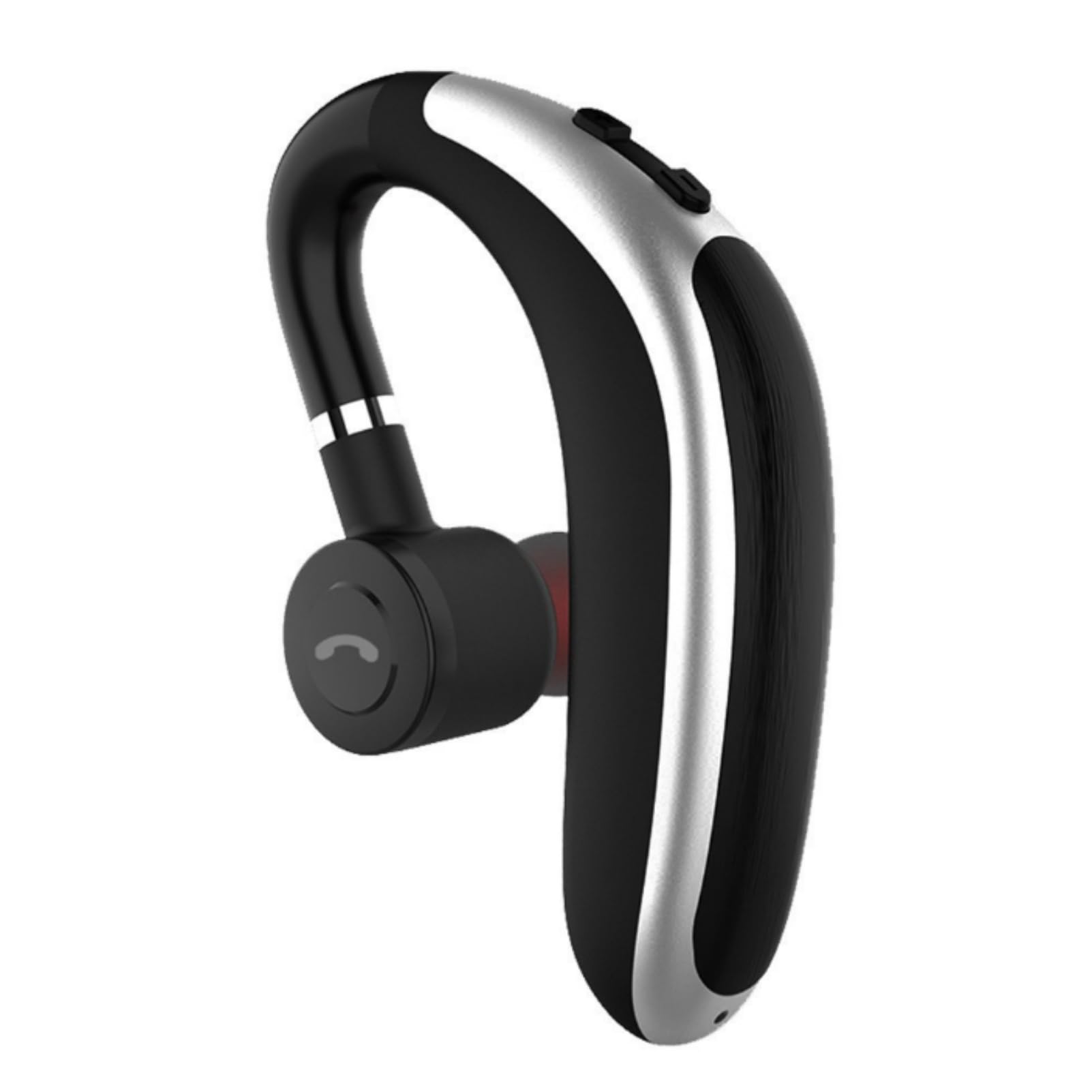 Open Ear Bluetooth Headphone,Single Earpiece with Noise Canceling Mic-Black-image-46