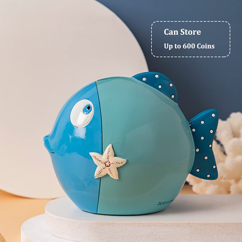 さかな貯金 Amazon.co.jp: 子供用の小さな魚の貯金箱、かわいい魚の像の装飾