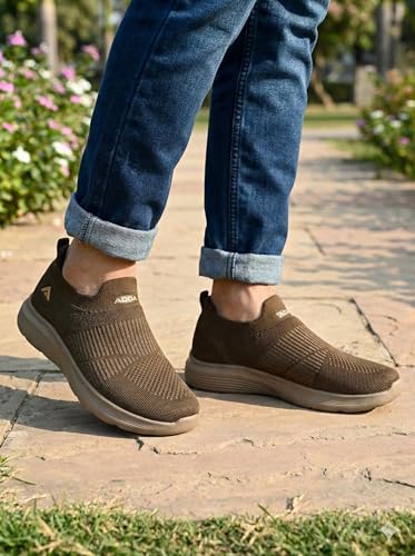 Image of Adda (Label Men's Sports Shoes with Memory Foam Cushioned Insole|Running Walking Gym Training Jogging Athletics|Comfortable & Stylish|Casual & Lightweight|Slipon Sneaker Gent's & Boy's...