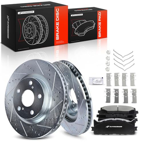 A-Premium Drilled & Slotted Camry Brake Kit