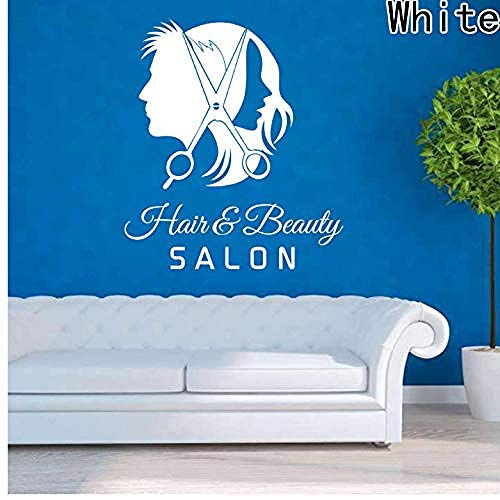Coiffure Stickers Muraux De Salon De Beauté Stickers Muraux De Décoration De Vitres Intérieures De Salon De Coiffure Stickers Muraux Tatouages Pour Décor