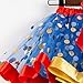 Toddler Baby Girls Soft Tutu Skirt Outfits Ruffled Fashion Tutu Skirt Layered Tulle Skirt Dance Birthday Clothes (Blue, 5-8 Years)