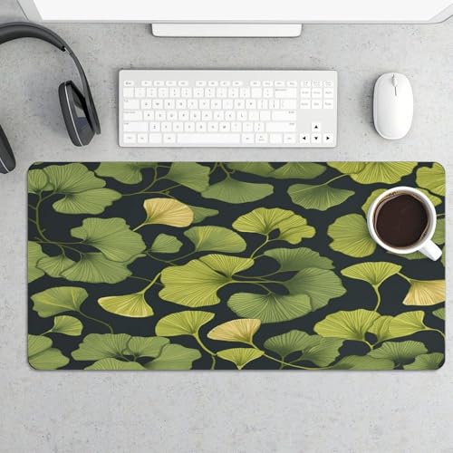 Ginkgo Biloba Desk Mat Fashion Large Mouse Pad miniatura 5