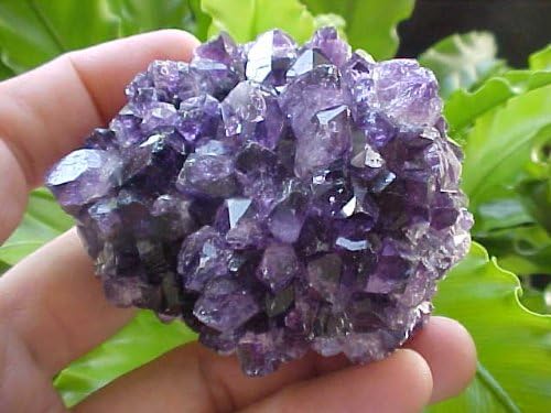 Gemqz C8102 Deep Purple Amethyst Crystal Cluster