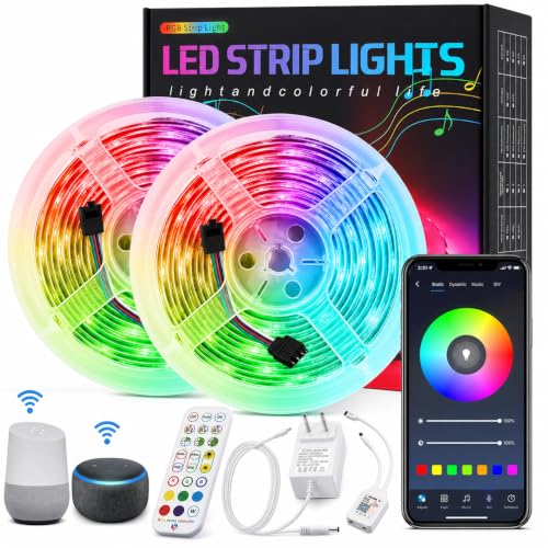 Cinta LED RGB Wi-Fi Inteligente, Control por App y Música 10 m miniatura 1