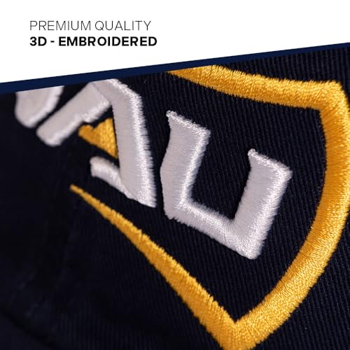 Gorra bordada azul Northern Arizona University ajustable miniatura 3