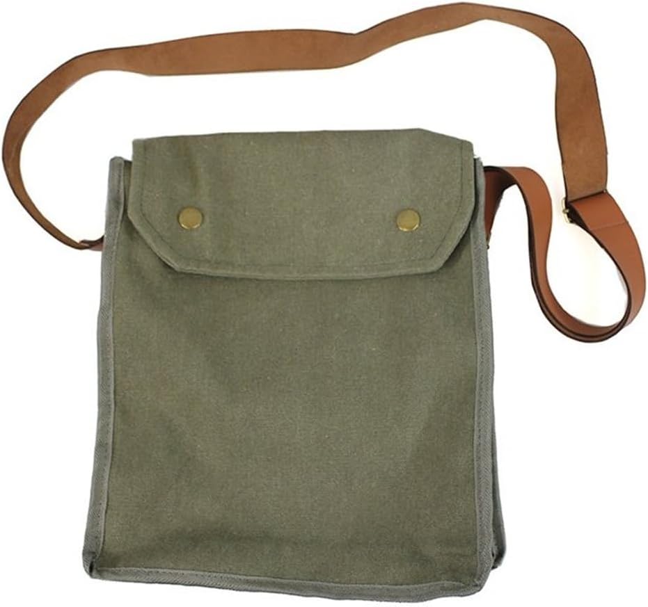 thecostumebase Indiana Jones MK VII Gas Mask Bag Green Indy Props WWII
