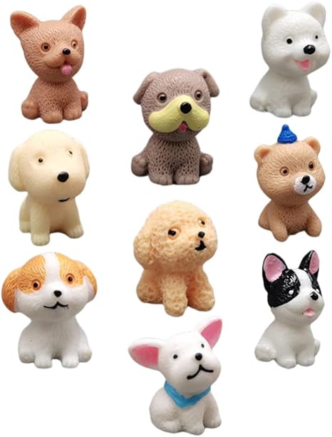Amazon Co Jp Abaodam インテリア オブジェ ガーデニング雑貨 置物 犬 ミニチュア 動物フィギュア かわいい おしゃれ 小さい 卓上 玄関 癒しグッズ 樹脂 庭の妖精 盆栽 ガーデン 多肉 風景 誕生日 装飾品 9個 Diy 工具 ガーデン