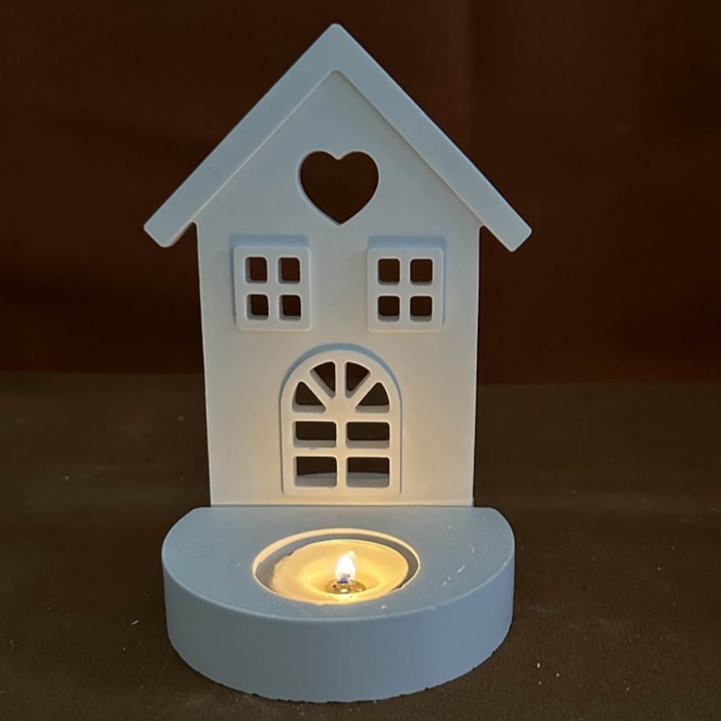 Portacandele in silicone per candele, stampi in ghisa, decorazione da tavolo, per uccelli d'amore