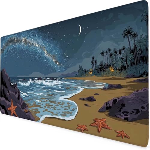 Grand tapis de souris ciel étoilé pour optimiser votre bureau d'études
