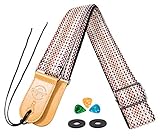 ♪ FIT MOST: compatible con guitarra acústica, guitarra eléctrica o bajo, ukelele, resonadores, banjos y mandolinas