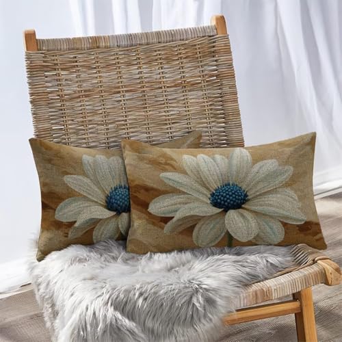 Housse de coussin imperméable 50x70cm jaune pour protéger vos canapés extérieurs de l'eau