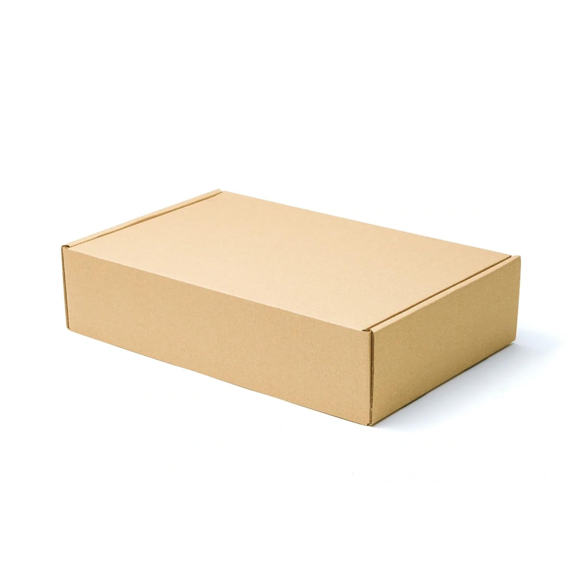 Multipack 20 cajas de envío cajas plegables caja postales cartón craft 30 x 20 x 7 cm, 300 x 200 x 70 mm