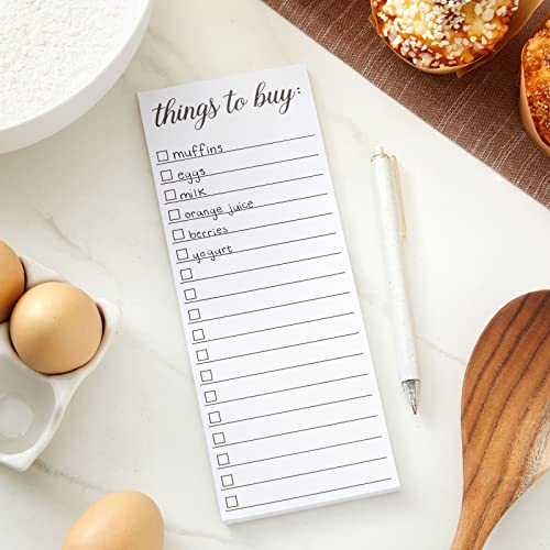Blocs-notes aimantés pour réfrigérateur, parfaits pour la liste de courses de la famille - 2