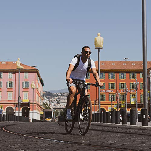 LOOK Cycle - Pedales de Bicicleta Geo City - Pedales Planos - Fiables, cómodos y Seguros Antideslizantes - Pedal de Bicicleta Urbana de Alto Rendimiento Premium