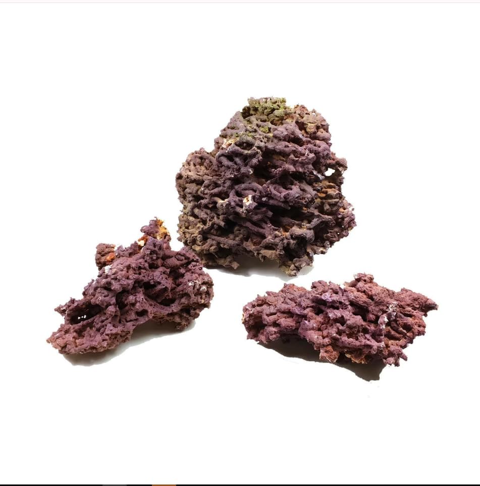 Hanicks Aquarium Stones Fish Tank Rocks Natural Decoration for Aquascaping (Jurrasic Rock, 1KG) — image 1