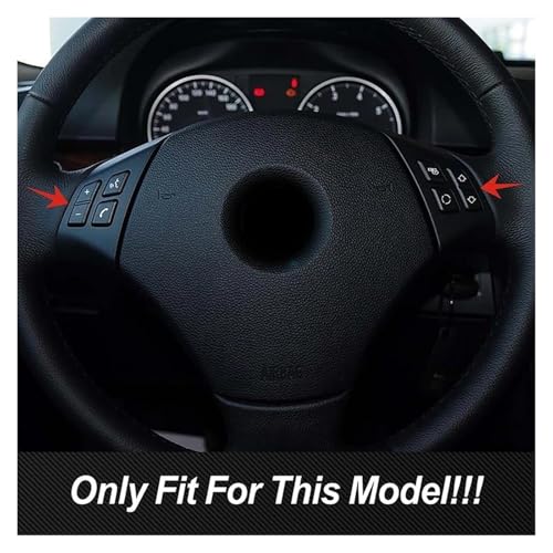 Rénover boutons volant usés de BMW X1 E84 avec insert carbone