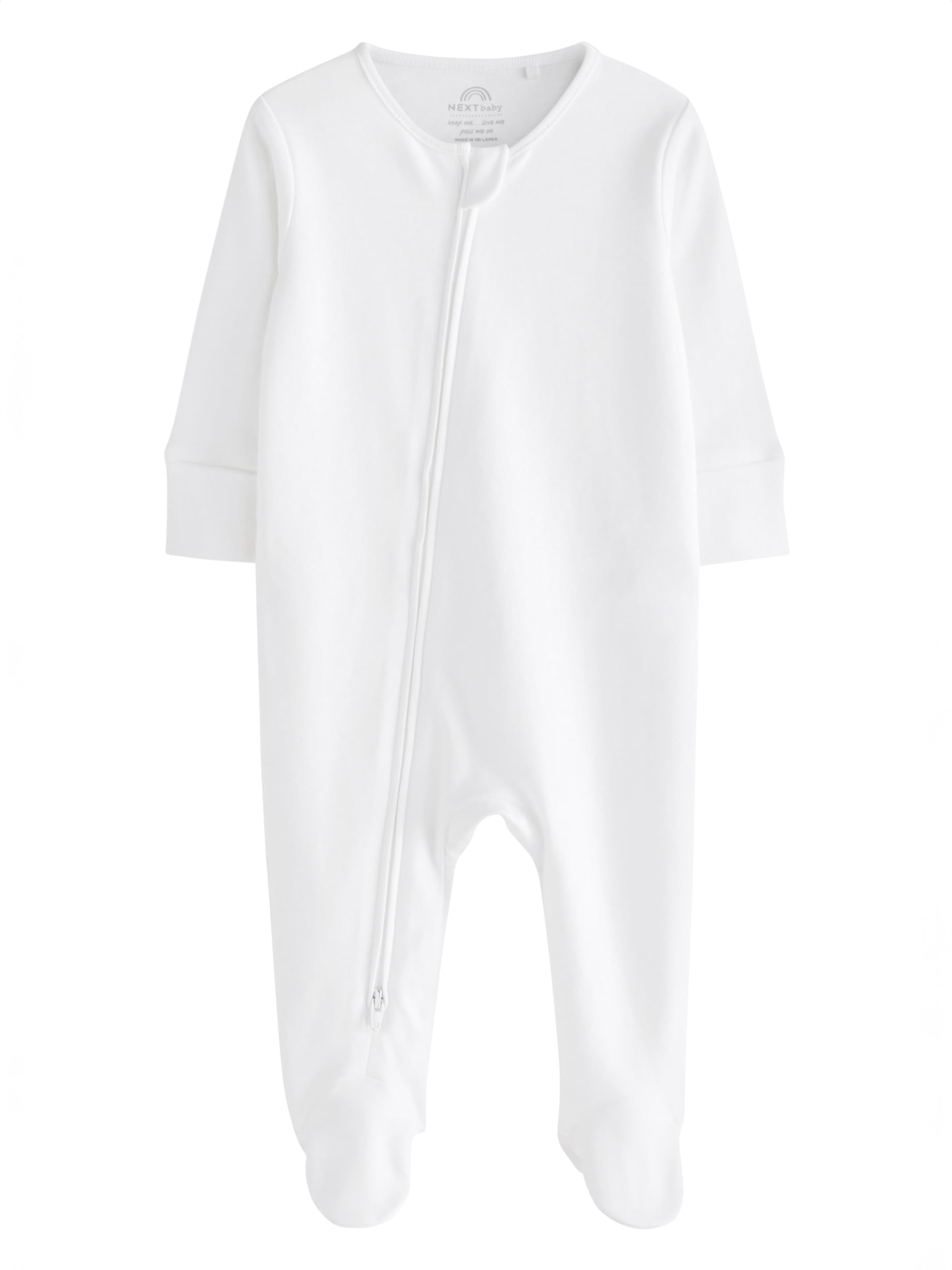 NEXT Bébé Dors-Bien Essentiel 100% Coton zippé pour bébé, Lot de 3