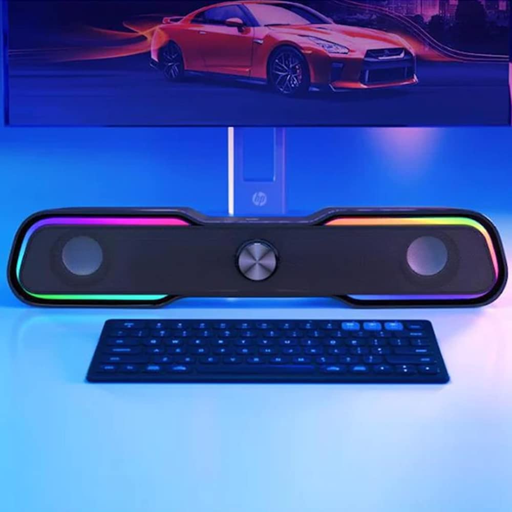 HP Soundbar per computer DHE-6002 2x3W Gaming RGB