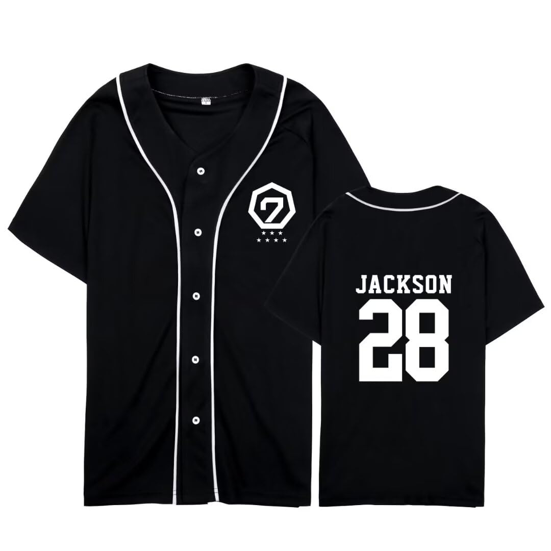 GOT7 Baseball Jersey Fly in Seoul T-Shirt JB Jackson Bambam Mark Yugyeom Tee