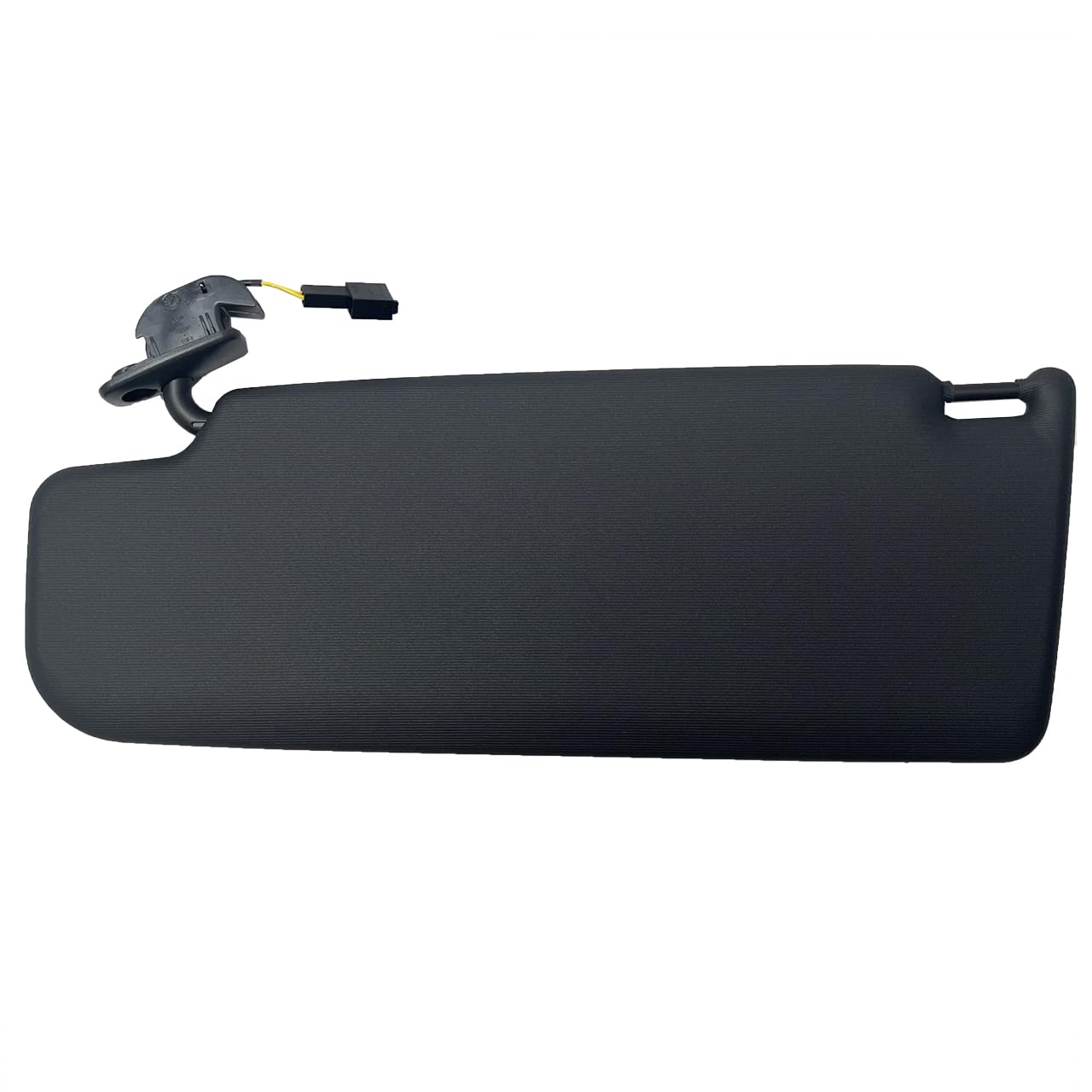 5U0857552 Front Sun Visor Panel with Makeup Mirror Compatible with VW Golf 4 Black Passenger Side Sunshield