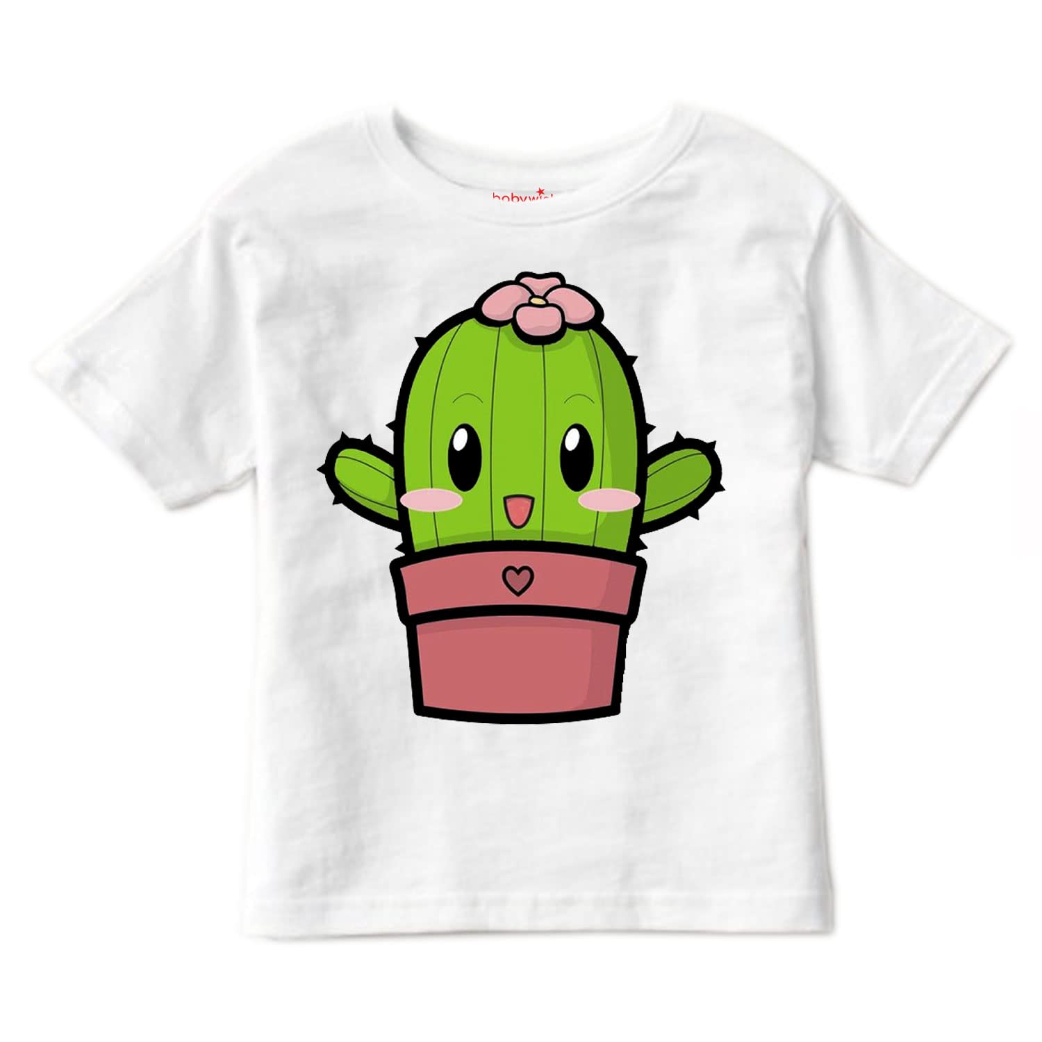 baby wishSummer T-Shirt for Boy’s and Girl’s T-Shirt Toddler Boys Summer T-Shirts Short Sleeve Top Kids Clothes Baby Boy T-Shirts Vacations Summer Cactus