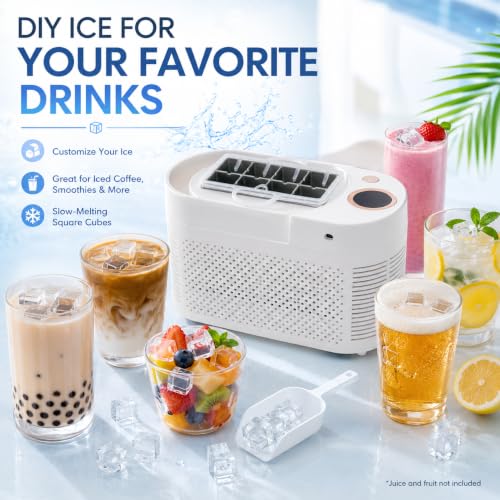 Mini Máquina de Hielo Compacta 8 Cubos en 10 Minutos miniatura 5