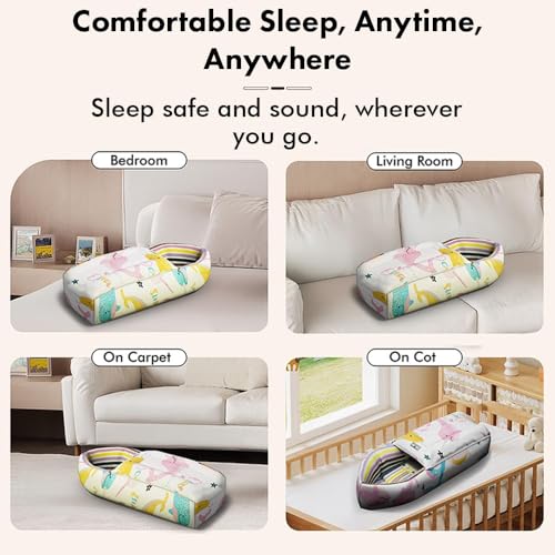 Image of StarAndDaisy 2-in-1 Baby Sleeping Bag with Mosquito Net for Newborn /Soft & Breathable Cotton Sleeping Sack Cum Wrapper /Foldable Bag for Baby Protection /Infant (0-12 Months)-Ocean Print