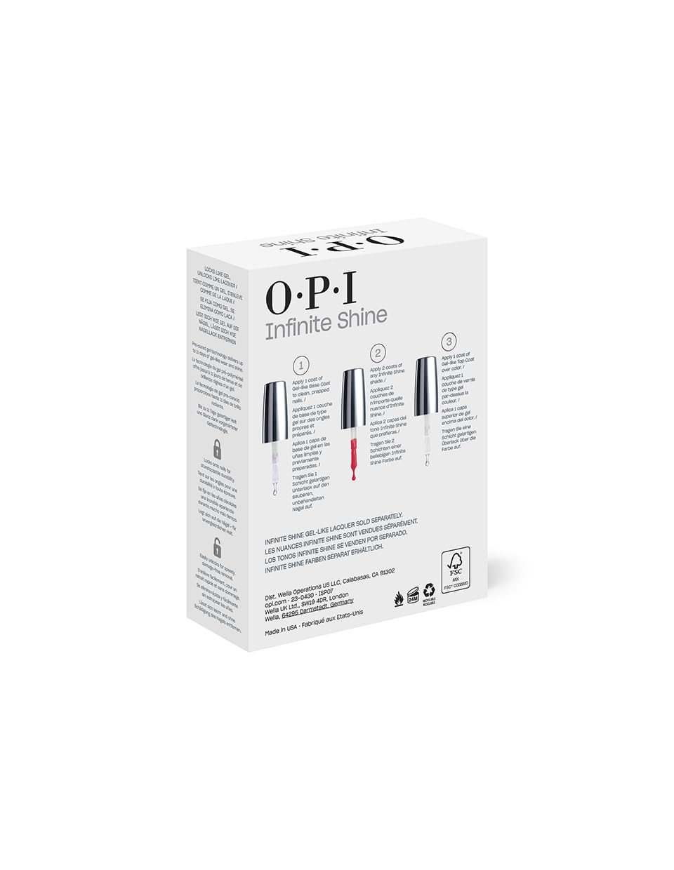 OPI Infinite Shine | Smalto per Unghie a Lunga Durata | Base & Top - 15ml