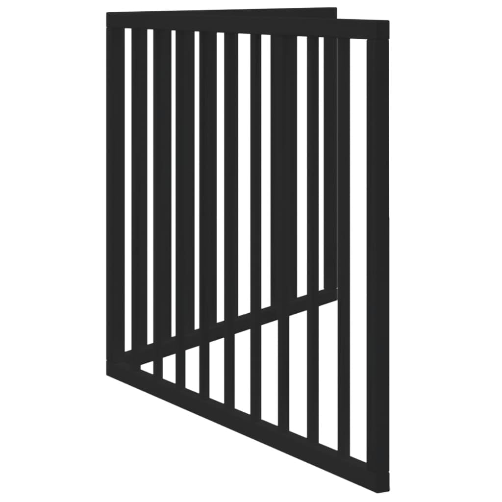 Rejilla plegable para perros, 2 paneles, de madera de álamo de 160 cm, independiente, plegable, portátil, para perreras, cañones, cachorros, protección, seguridad, entrenamiento en el jardín