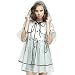My Sky Fashion Women Clear Rain Coat with Hood Rain Jacket (Short)