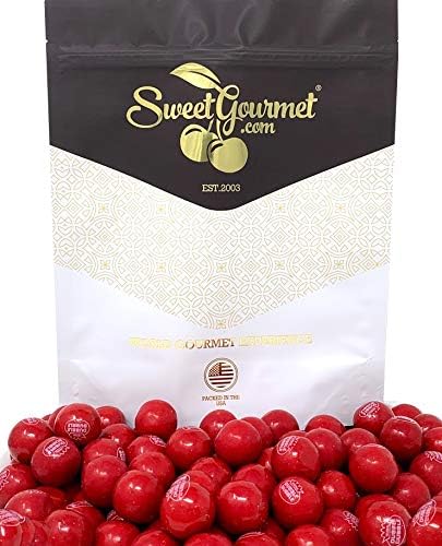 Very Cherry Dubble Bubble Gumballs | Candy Filled Bubble Gum Balls 1" | 1.5 Pounds