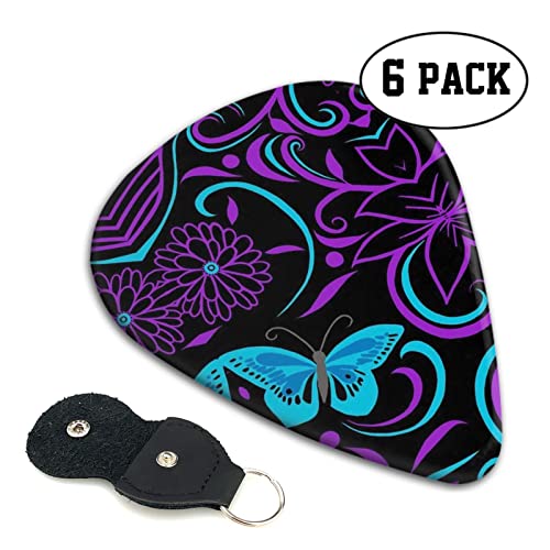Lot de 6 médiators pour guitare acoustique, guitare électrique, basse, ukulélé Violet - Les Beatles, Paul McCartney, John Lennon, RIngo Starr, George Harrison Lot de 6 médiators pour guitare acoustique, guitare électrique, basse, ukulélé Violet – Image 3