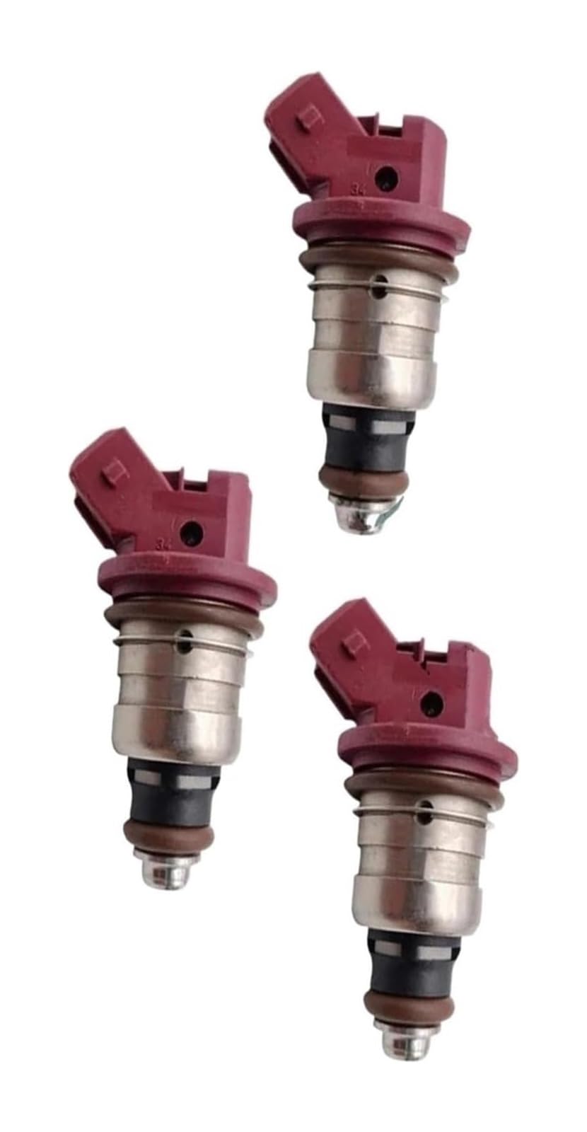Iniettore Motore Per Mercury Per Mariner 75-90-115-200-225 Iniettore Rail 804528 Fuoribordo Flussato 75hp-250hp 3 Pezzi 37001 Iniettori Di Carburante Per Auto