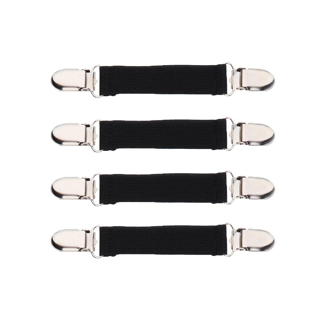 3xStainless Steel Mitten Clip Elastic Glove Clips for Kids Toddler Black | Clothing Shoes & Accessories | Womens Accessories | Other Womens Accessories-image-5