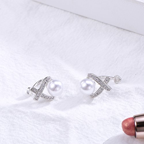 Quke 925 argento con zirconia cubica trasparente