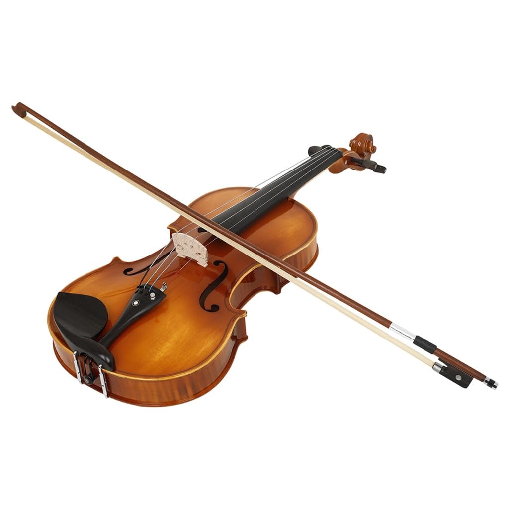 Viola in legno massello con custodia e archetto set strumento a corda per studenti