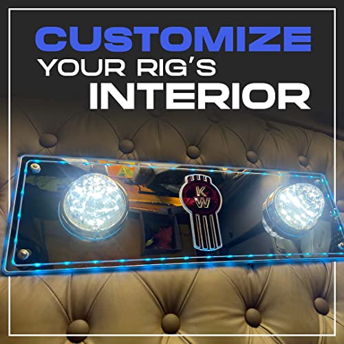 Accesorio compatible con luces de techo Kenworth para camión miniatura 3