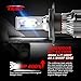 KATANA H4 LED Bulbs w/Mini Design,10000LM 60W 6500K Cool White Bright 9003 All-in-One Conversion Kit of 2 Halogen Replacement