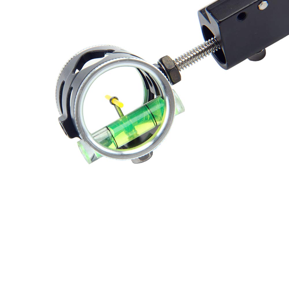 DAZZLEEX Compoundbogen Visier - Aluminium Visiereinheit Für Bogenschießen Und Jagd