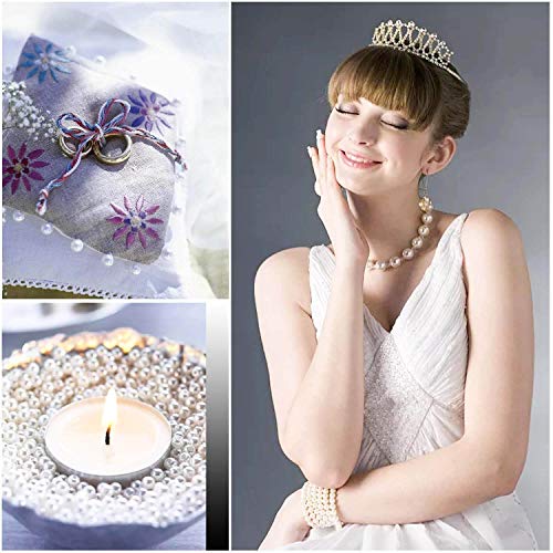Anezus PB-01 Pearl Beads, Anezus 800Pcs Ivory Pearl Craft Beads Loose Pearls thumb #6