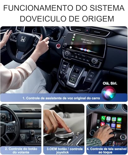 Inteligência e conectividade de veículos, Adaptador Carplay sem Fio, Car Play sem Fio, Streaming Box