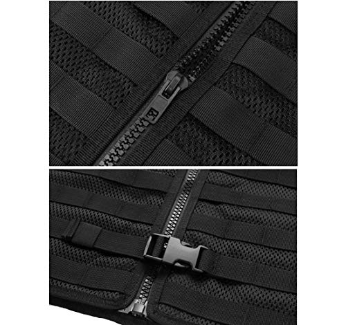 Chief Tac Military Tactical Molle Vest Mesh Light Army Airsoft Paintball Utility Vest, Breathable Lightweight Hunting Fishing Vest For Men Women #TOP6