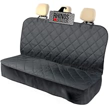 rhinos autostyling COMPATIBLE WITH FORD FIESTA ST LINE 2018 2019 2020 - Heavy Duty Premium Quilted Dog Cat Pet Hammock Rear Seat Cover